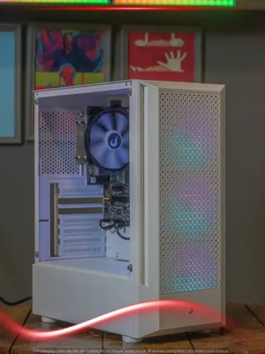 PC Gamer Ryzen 5 5600GT, 16GB, NVMe 512GB, Gabinete Rise Mode, Fonte 500W
