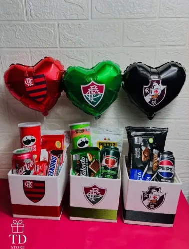 Caixa personalizada time