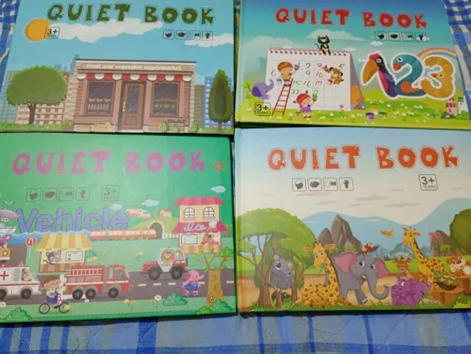 Kit 4 livros Interativo de Atividades Montessori