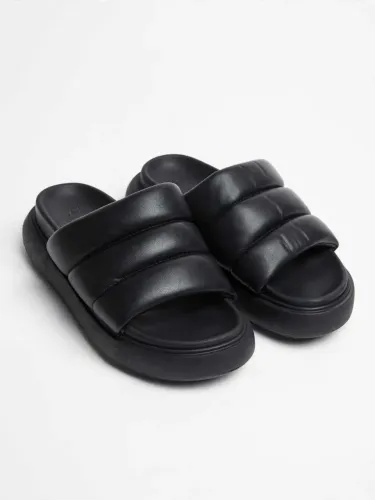 Papete Puff H&M Original 36 Preta Plataforma - Pouco Uso - ACEITO OFERTAS