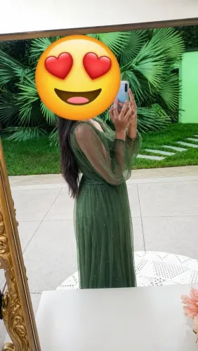 Vestido de madrinha verde oliva