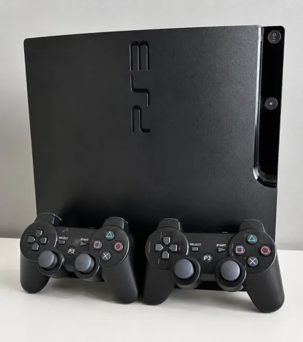 PS3 slim dois controle