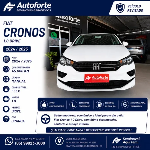 Fiat Cronos Drive 1.0 6V 2025