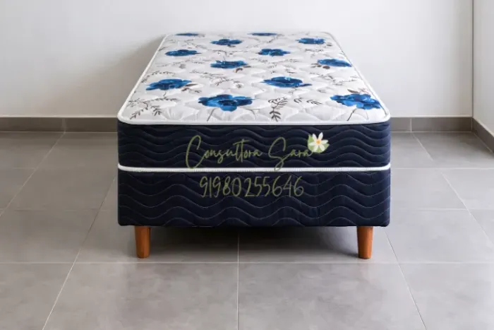 BASE COM COLCHÃO ORTOBOM SOLTEIRO À PRONTA-ENTREGA 