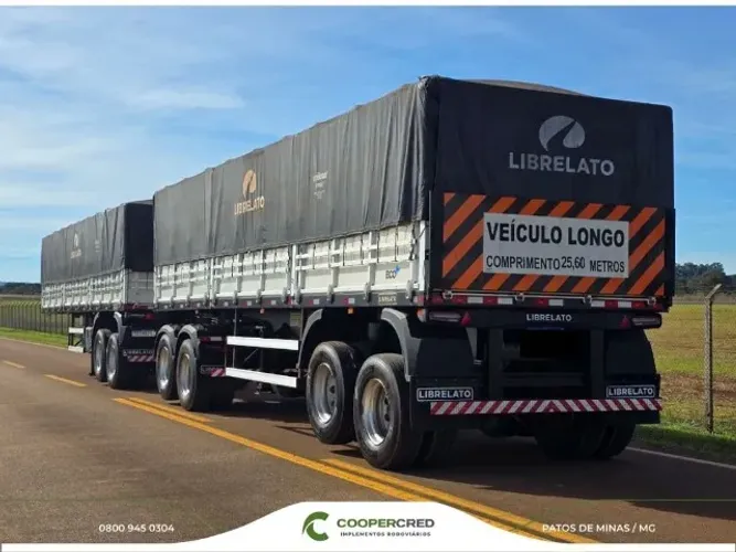 Rodotrem Graneleiro Librelato 2023 c/ Pneus Novos