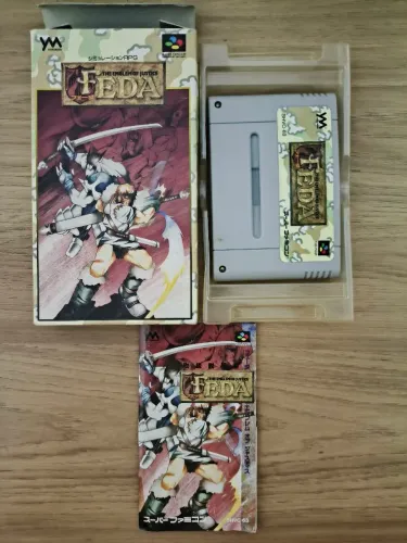 Feda: The Emblem of Justice Super Nintendo SNES SFC Famicom Original (Cib)
