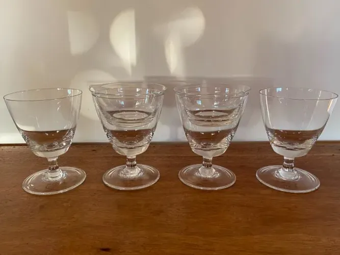 Conjunto taças para coquetel de camarão em cristal