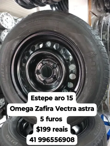 Estepe Zafira Vectra astra omega aro 15 roda 5 furos original GM Chevrolet 