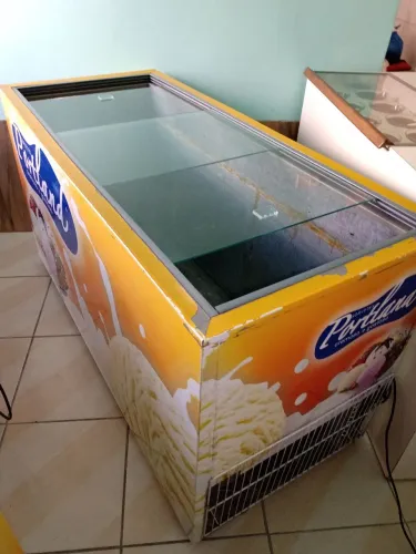 Freezer Horizontal 500 Lts com Tampa de Vidro 