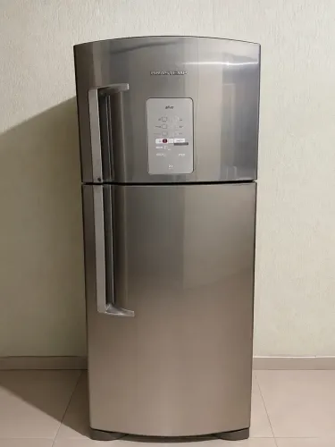 Geladeira Brastemp 385 l inox 220w
