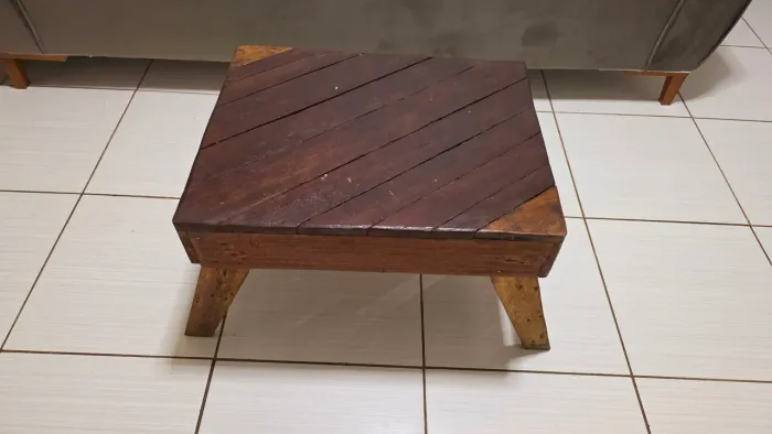 Mesa de centro rustica