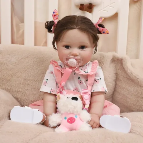 Bebê Reborn Realista 48cm Parece de Verdade ? + Kit Completo Pronta Entrega
