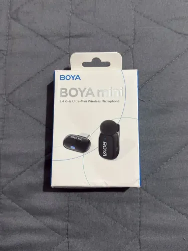 Microfone boya mini