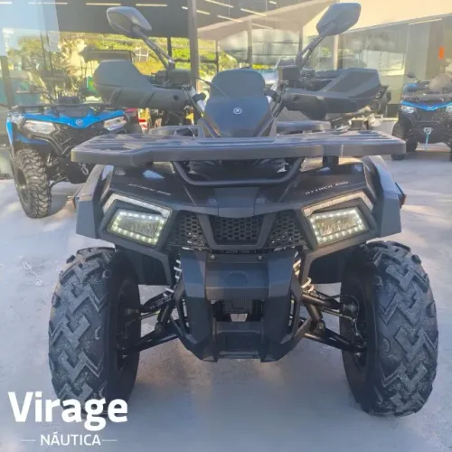 Quadriciclo Mxf Attack 200 2024 Preto Seminovo 2.108 Km