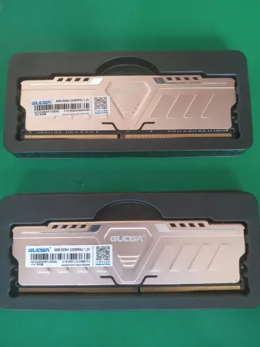 Memórias RAM (2x8Gb) 3.200Mhz