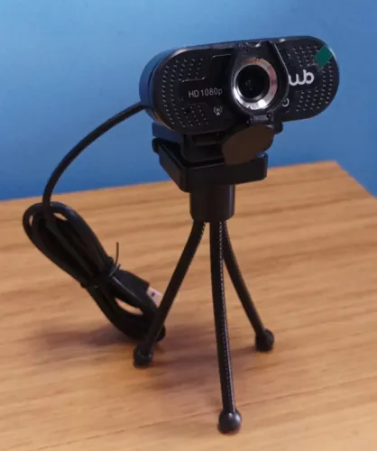 Webcam 1080p ângulo 100°