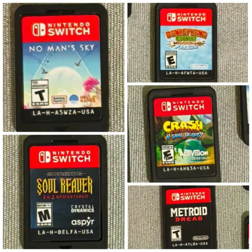 LOTE 5 JOGOS DE NINTENDO SWITCH