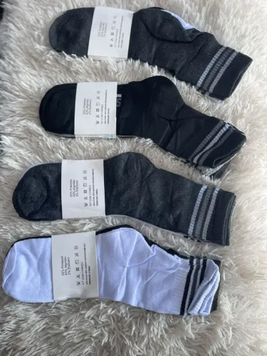 Meias cano longo 3 pares tamanho único