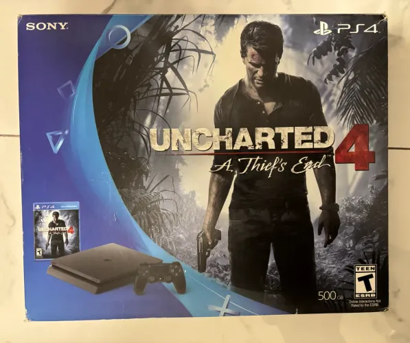 PlayStation 4 - PS4 completo na caixa