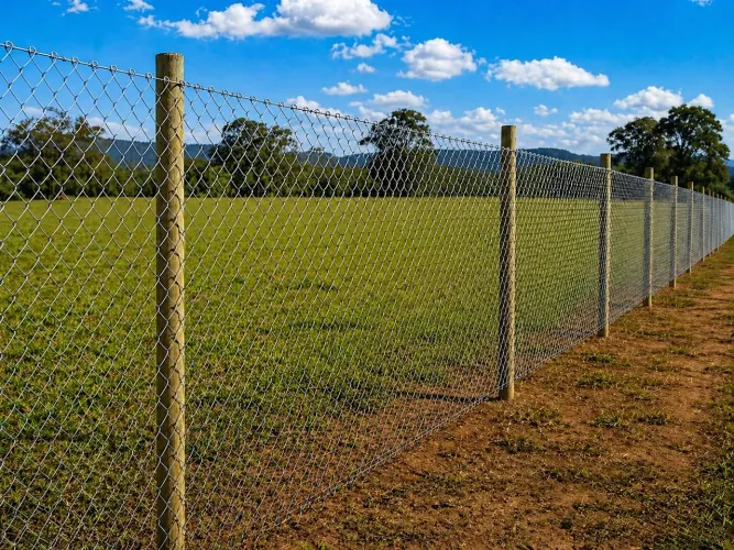 Alambrado cerca com tela galvanizada e eucalipto tratado Entrego já instalado 