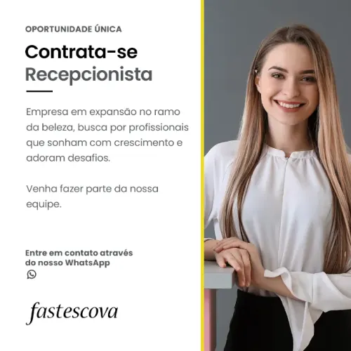 Consultora de vendas/ recepção