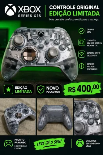VENDO CONTROLE ORIGINAL XBOX SERIES