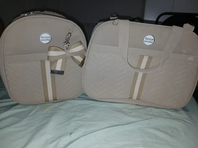 Vendo Kit Bolsa e Mochila sainda maternidade novo