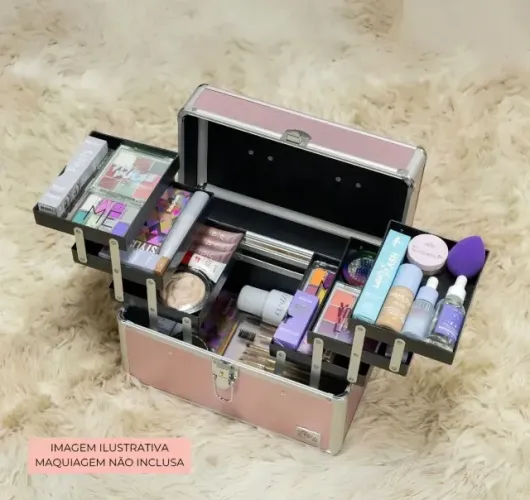 Maleta De Maquiagem Profissional Anna Make 