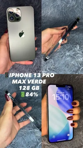 iPhone 13 ProMax Verde Militar 256gb **USADO**