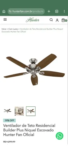 VENTILADOR RESIDENCIAL DE TETO