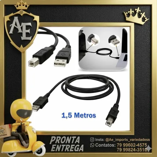 Cabo impressora 1,5M
