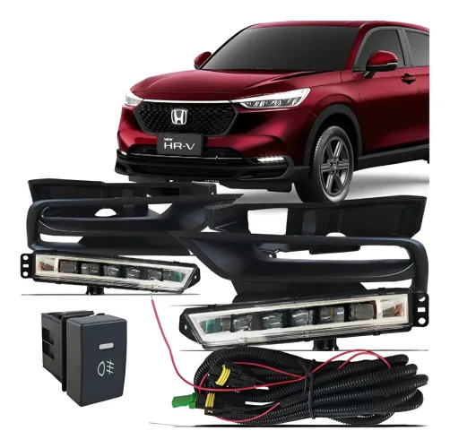 Kit Farol Milha Neblina Hrv Hr-v 2022 2023 Bot Mod Orig