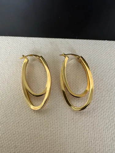 Brinco argola ouro 18k Vivara