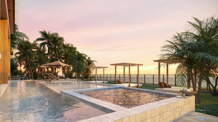 WAVE BEIRA MAR DE CANDEIAS JABOATÃO STUDIO COM 1 QUARTO OPÇÕES DE 27 A 59 M² ÁREA LAZER CO