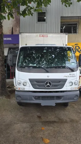 Caminhão Accelo 1016-80.000km-2021 - baú alumínio 6,2mt 2021