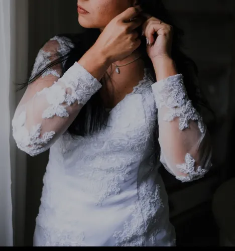 Vestido de noiva cerimônia religiosa 