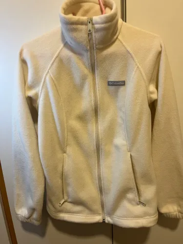 jaqueta columbia off white tamanho P