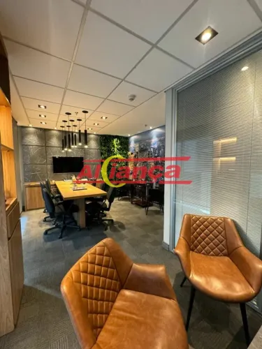 SALA MOBILIADA PARA ALUGAR, 53 m², 1 VAGA DE GARAGEM - CENTRO - GUARULHOS/SP