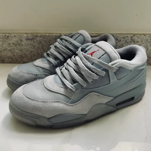 Tênis Nike Air Jordan 4 RM Wolf Grey Varsyt Red 42,5 BRA 10.5 USA Original