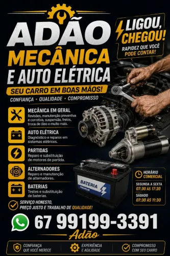 Auto elétrica socorro mecanico eletricista e mecânica elde auto