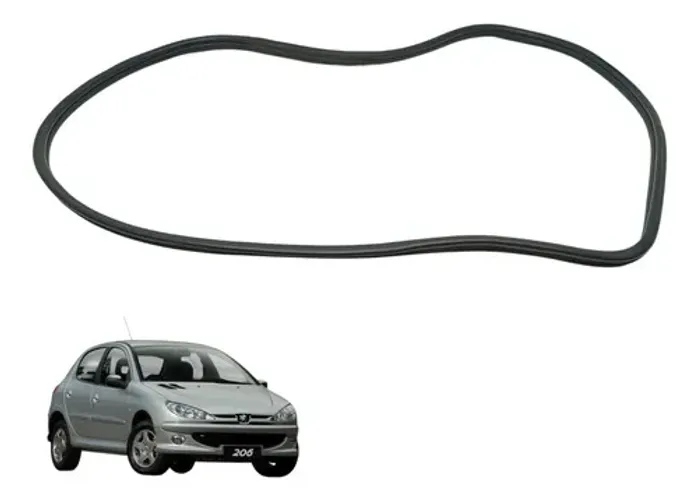 Borracha Da Porta Dianteira Direita Peugeot 206 2005 (usado)
