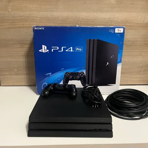 Ps4 Pro 1TB Com caixa