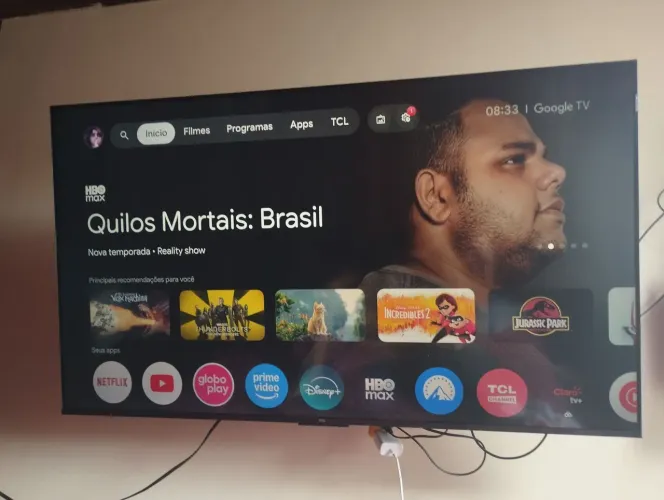 Tv smart Qled 55 polegadas TCL 