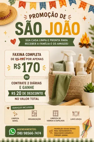 Faxina e diária 