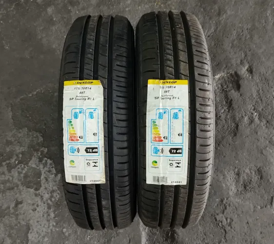 Pneu 175/70/14 Dunlop - Novos (2 pneus)