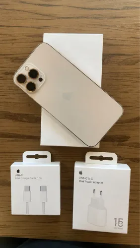iPhone 13 Pro Max 128GB Gold - Impecável!