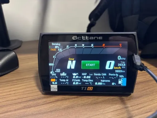 Kit Injeção Octtane T1 G3 Completo + Wideband W4 + EGT K4