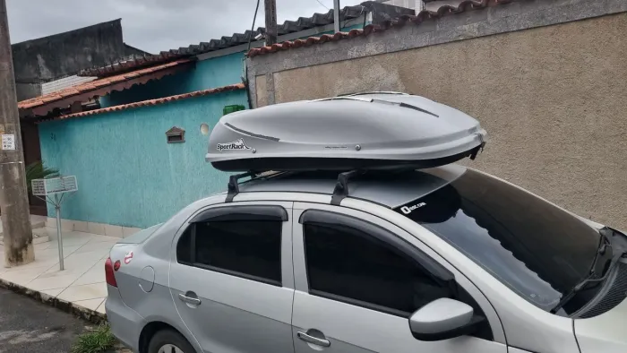 Vendo rack de teto gol / voyage  + baú jat bag 450L