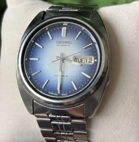Relógio Seiko Automático Raro | * | Azul Degradê Original 1977
