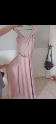 Vestido de festa rosa